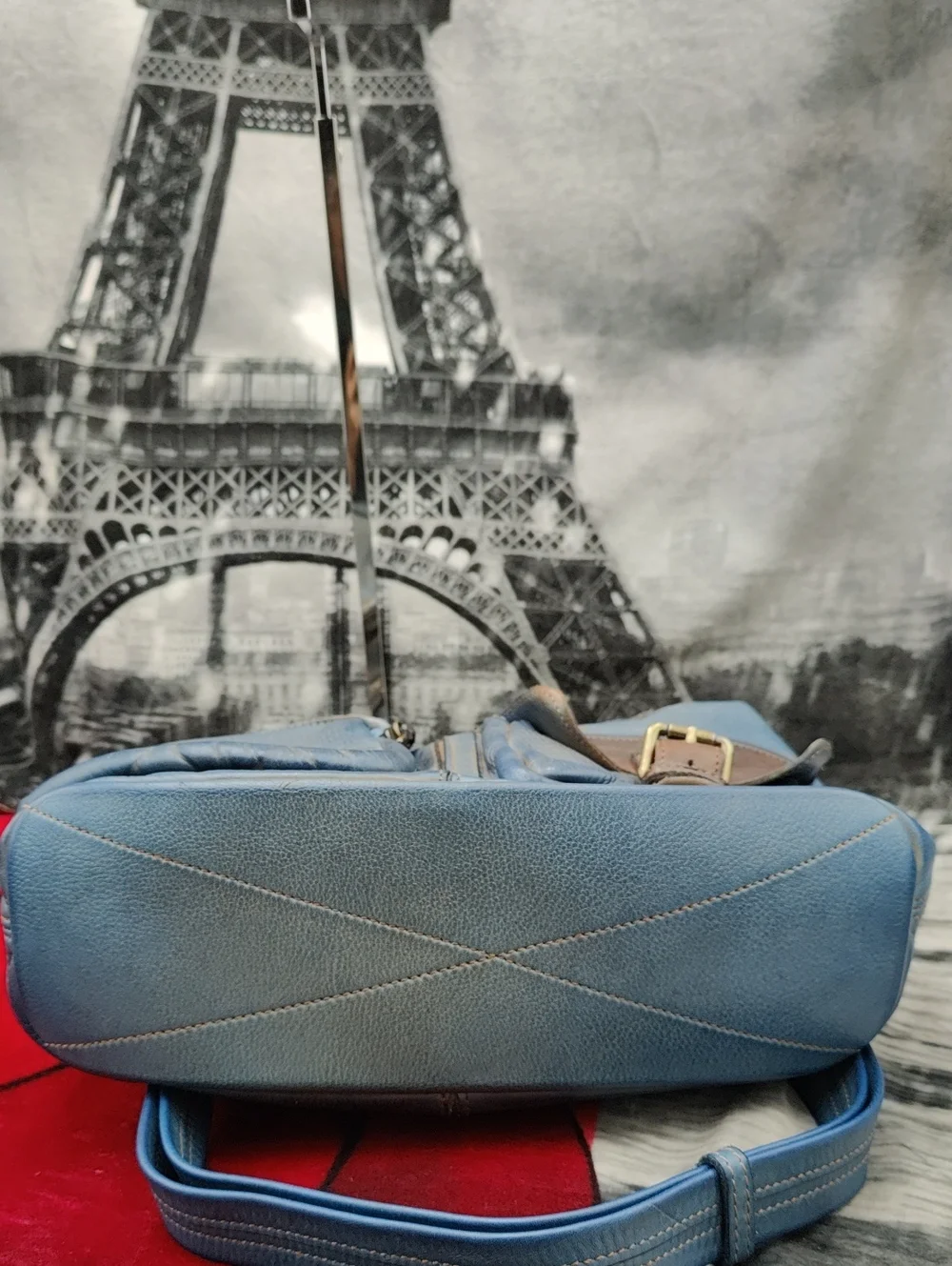 Lusher Ginevra Bayside 84 Distressed Leather Hobo